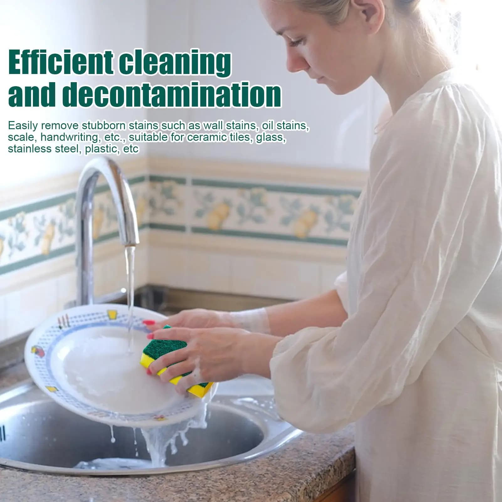 Sponges for dishes House cleaning brushes for kitchen Reusable brushes for cleaning Supplies for cleaning pots Pentole Pentole