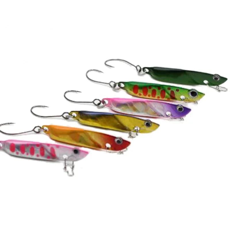 New Micro Jigging 3/7/10g High Quality Fishing Hard Bait Lead Fish Lure Casting Spoon Metal Jig Spinner Winter Ice Bait