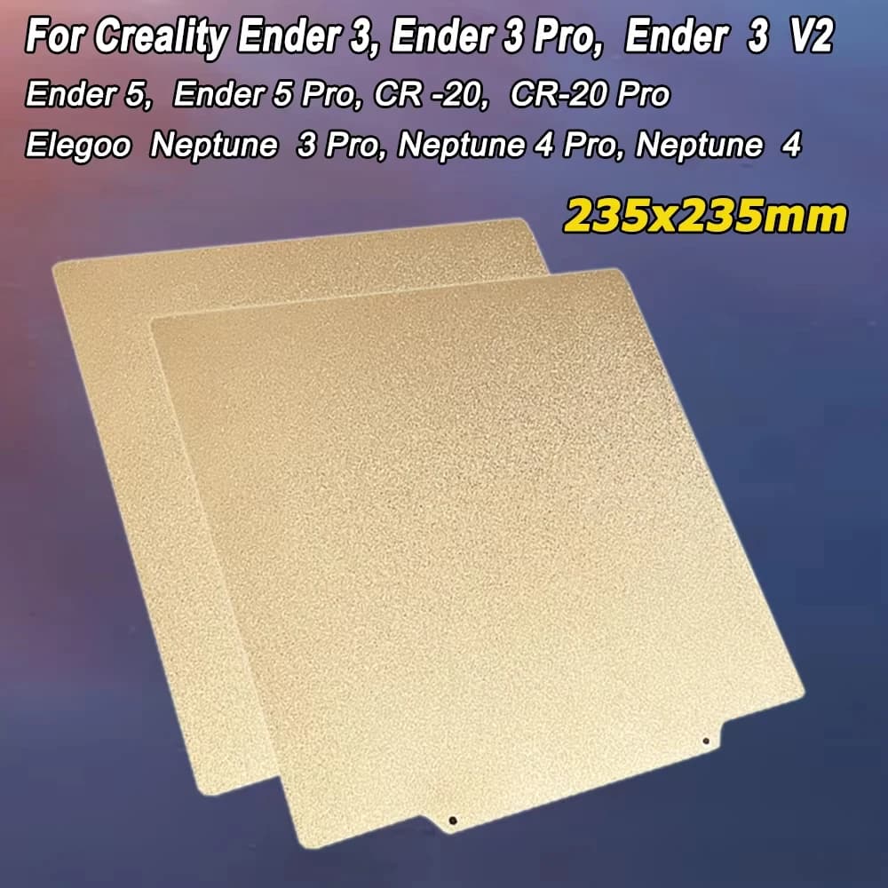Foglio PEI bifacciale per letto magnetico con piastra di costruzione Ender 3 per Elegoo Neptune 4 Pro Ender 3 V2 CR20 Ender 5 Pro