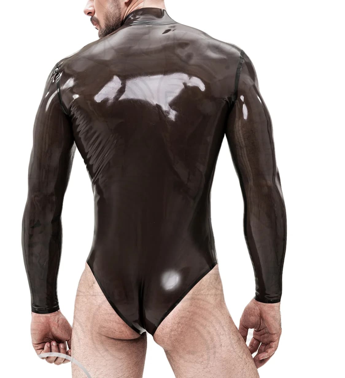Men's Latex Triangular Bathroom Suit