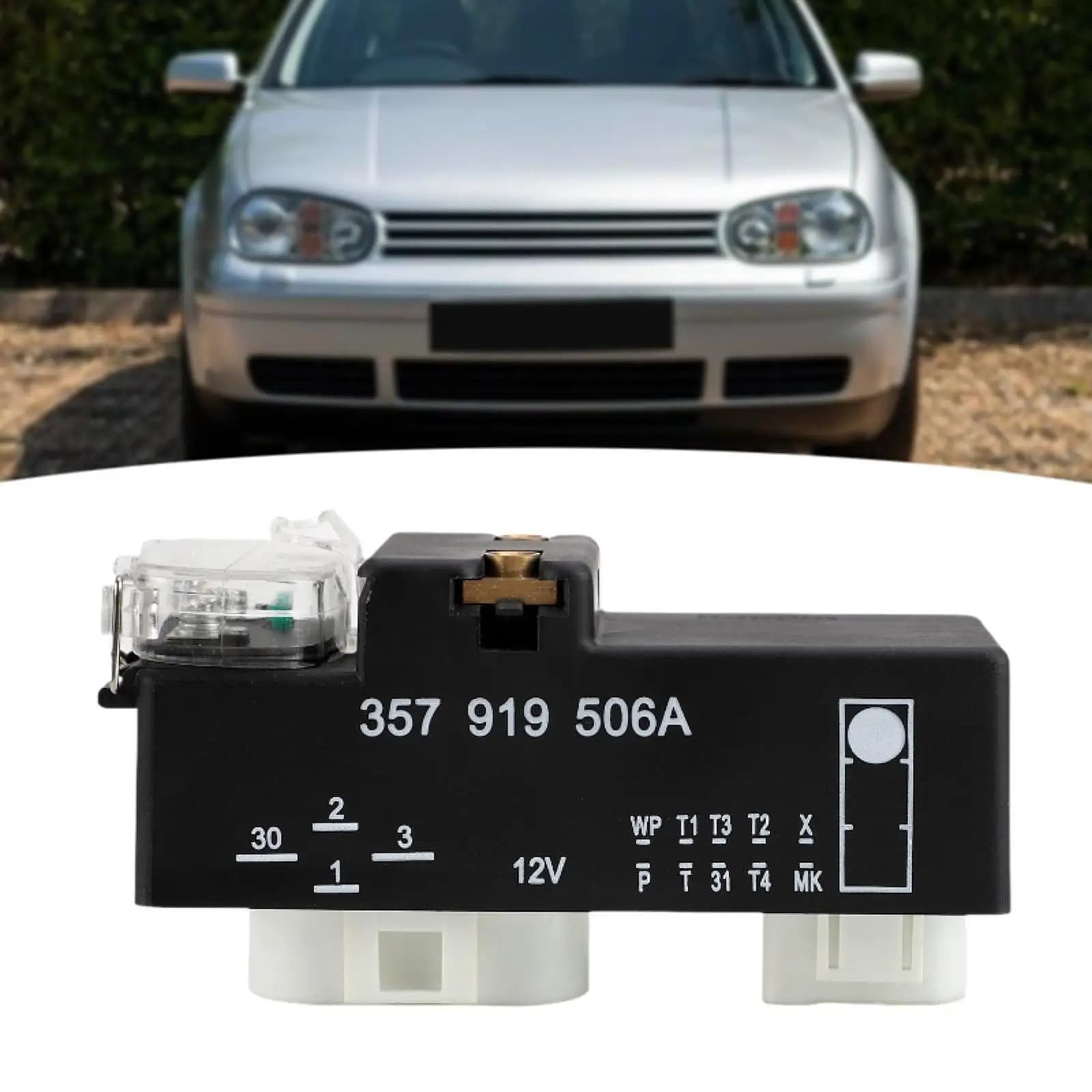 Unità di controllo della ventola del radiatore Modulo ventola elettrica sostitutiva ad alte prestazioni per il raffreddamento automobilistico VW Golf