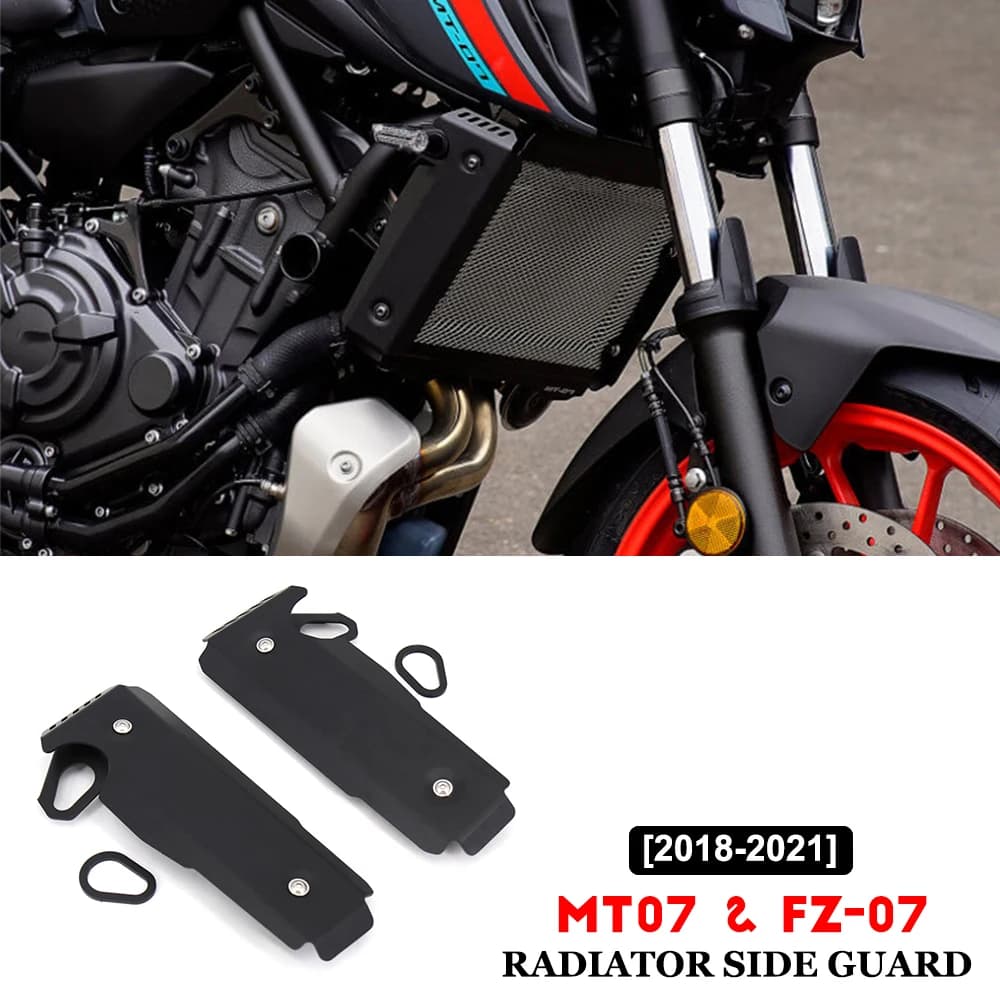 Per YAMAHA MT 07 MT07 FZ 07 FZ07 Accessori Moto Radiatore Coperture Laterali Griglia Del Radiatore Guard Protector 2018 2019 2020 2021