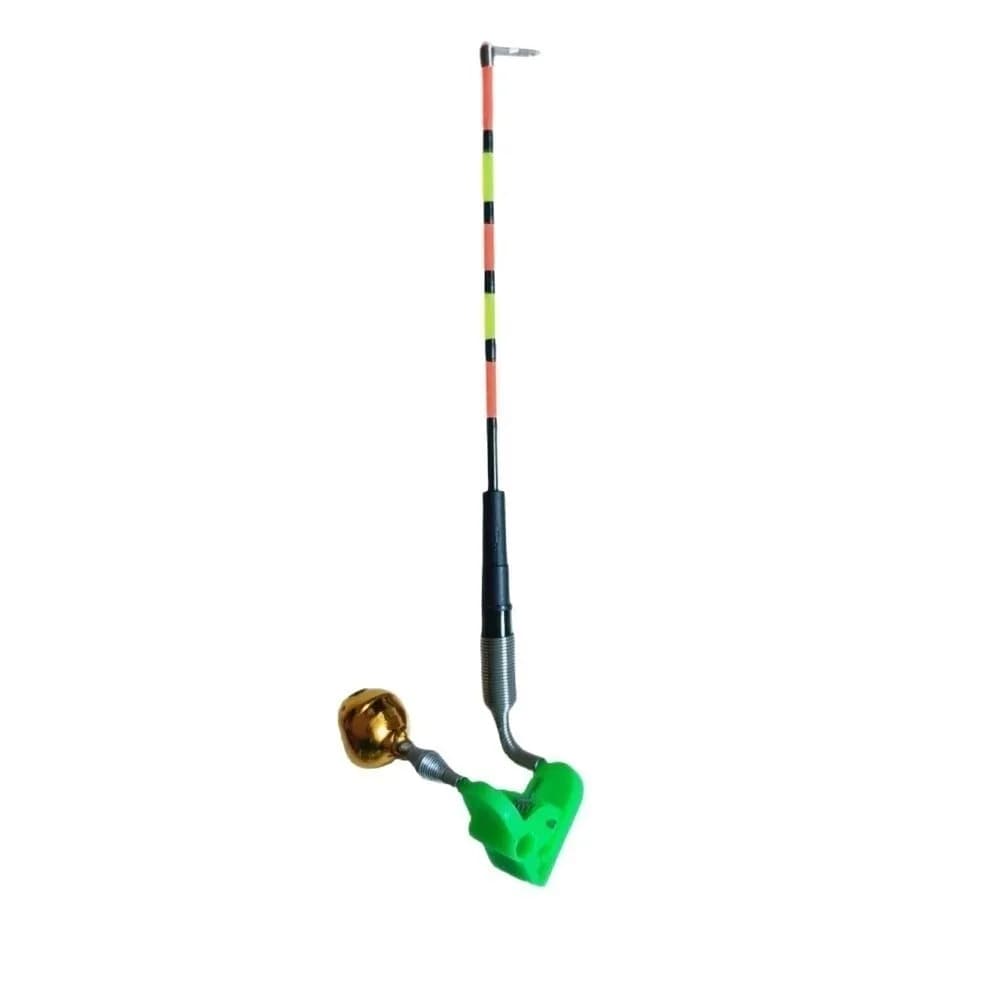 Pesca notturna Canna da pesca Bastone di illuminazione Allarme morso rimovibile Indicatore di allarme morso pesca Luce rossa brillante impermeabile