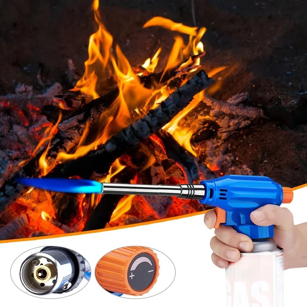 Adattatore per ugello portatile regolabile 2026 per pistola a fiamma da campeggio, saldatura e riscaldamento - Leggero e portatile per esterni
