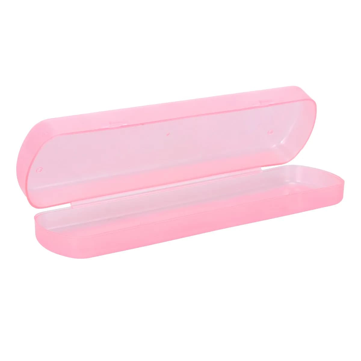 Porta Spazzolino Grande Portatile Rosa Rosso, Custodia da Viaggio per Dentifricio e Spazzolino, Organizer per Campeggio e Viaggi di Lavoro