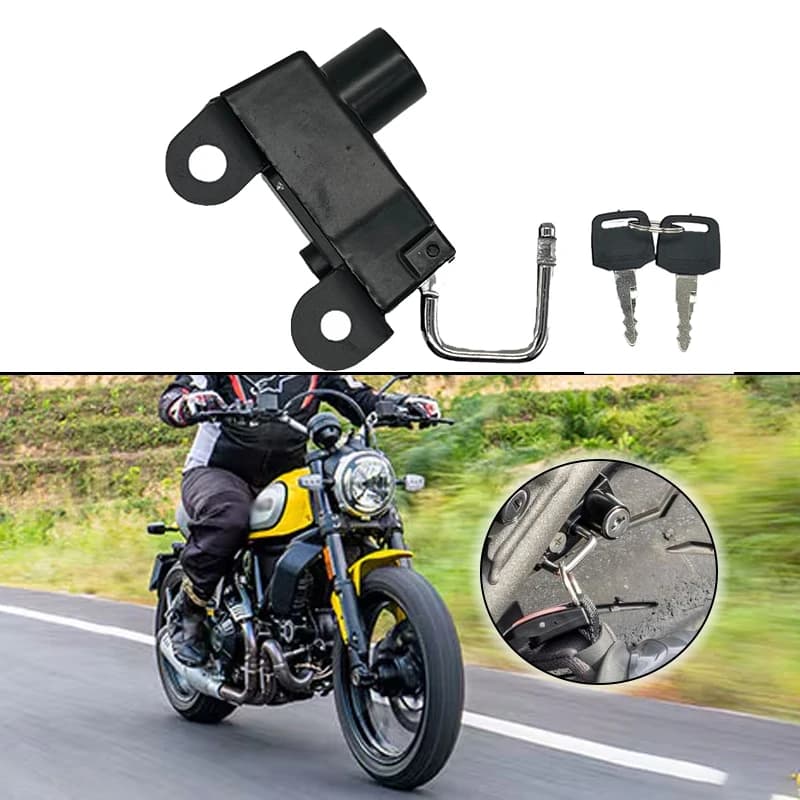 Adatto per Kawasaki Vulcan, lucchetto di sicurezza per casco moto, lucchetto per installazione non distruttivo
