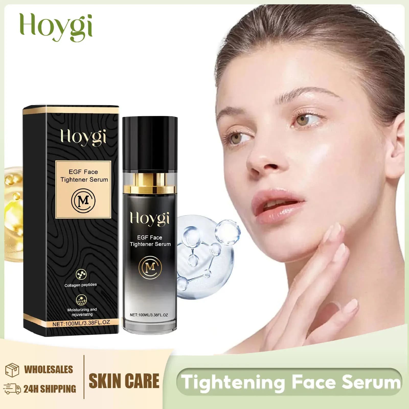 Serum to vitamin C Decreases dark spots Dissolvency Thin lines Reduce pores Nutrient Hyaluronic Acid Anti-wrinkle Essence