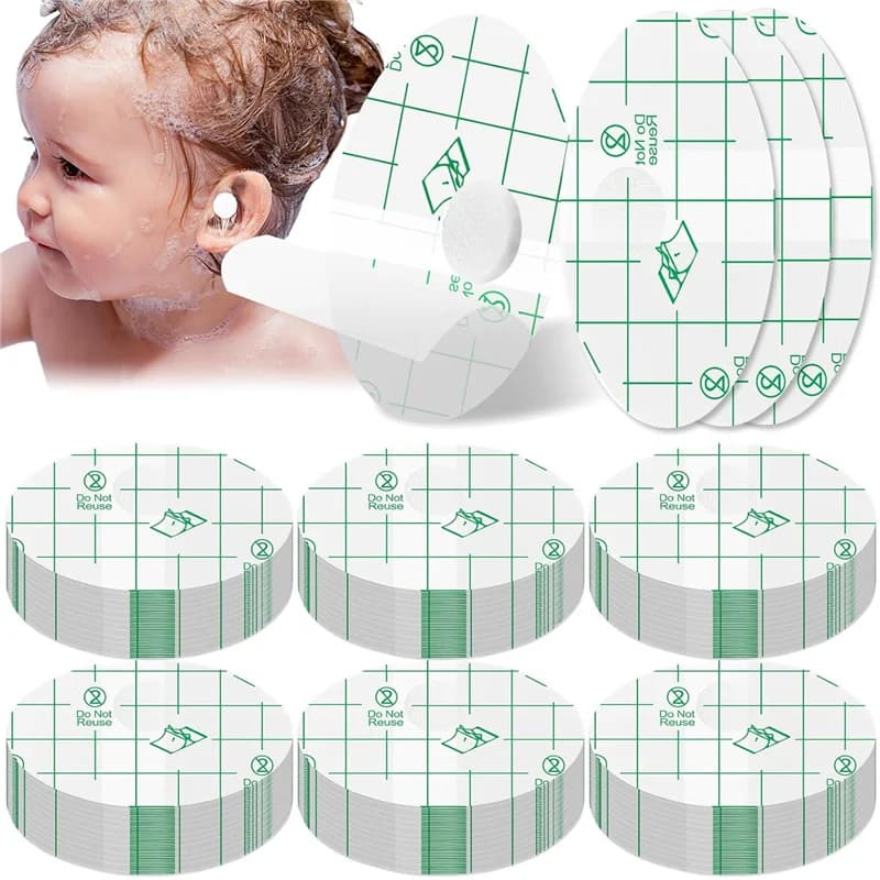 Waterproof Shower Curtain Wall decals for swimming ears Use and throw Newborn Baby Shower Surf Snorkeling Protection ear plugs