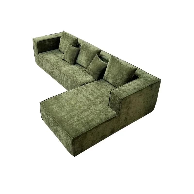 for Compression Sofa Italian Fabric Tofu Block Down Filled Living Room Pure Sponge Foreign Trade Vacuum Compressed