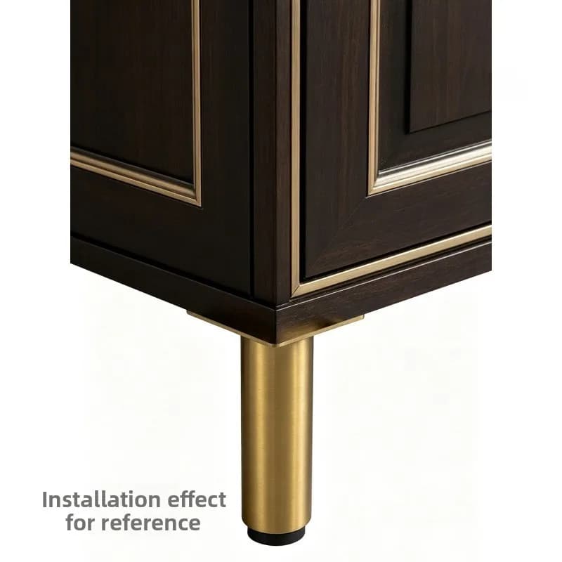 Heavy-duty Stainless Steel Furniture Legs - Sofa, Cabinet, Bathroom Vanity, Storage Unit, Coffee Table, and Bed Legs