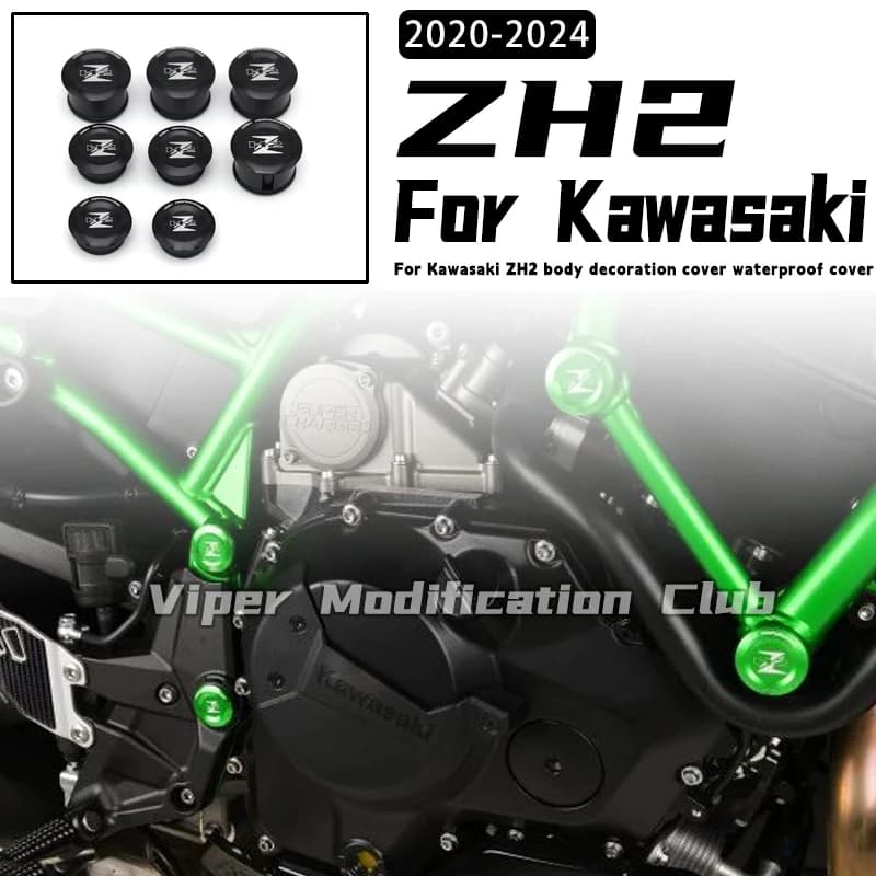 For Kawasaki ZH2 body cover waterproof frame cap 2020 2021 2022 2023 2024