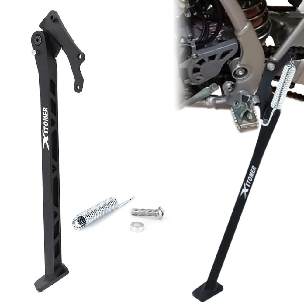 Kit Cavalletto Laterale Moto per Honda CRF150R 2007-2021 CRF 150R CRF150 R, Supporto Poggiapiede e Staffa di Parcheggio