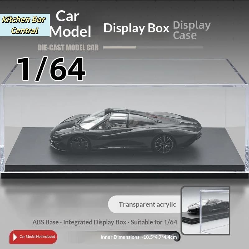 【1Pcs Acrylic Dust-Proof Showcase & Storage Organizer Box For MiniGT 1/64 Diecast Model Car Display Case With Cover】