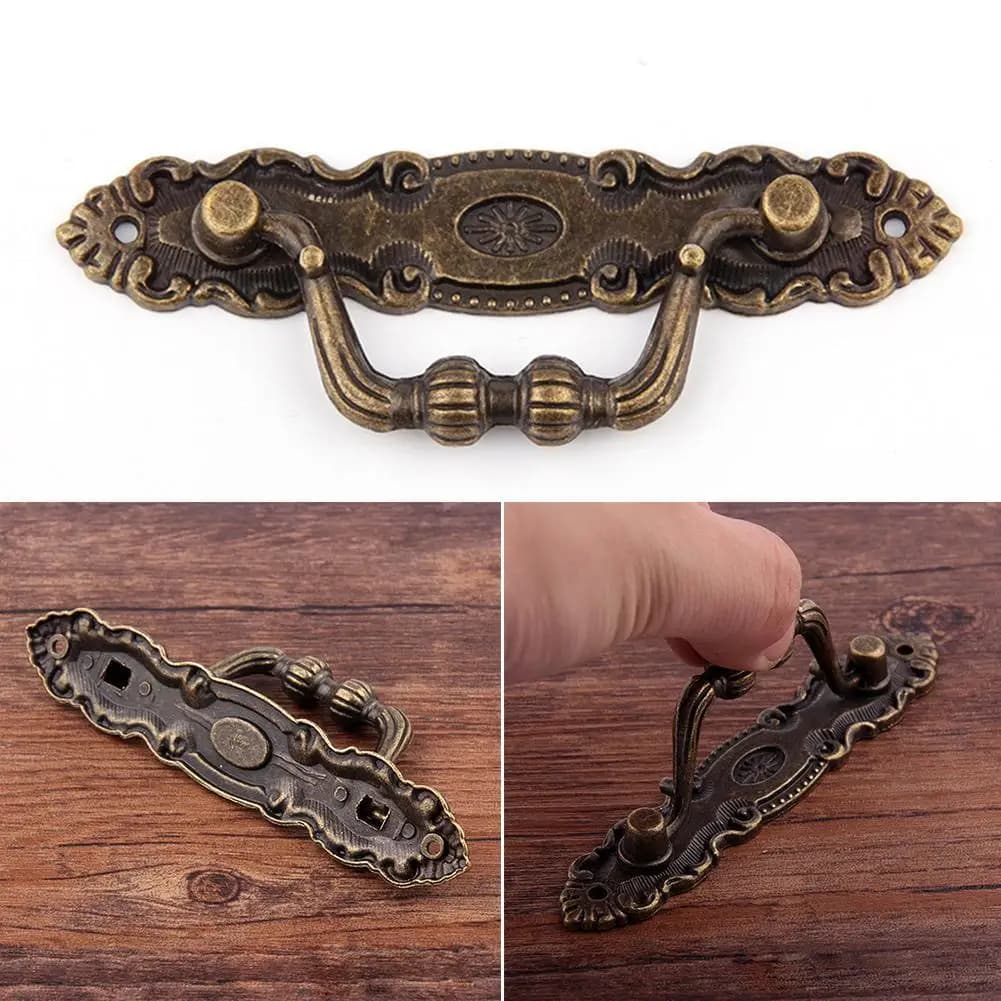 Maniglie antiche per cassetti, ante dell'armadio, cassettiere in legno, contenitori, cassettiere in metallo, maniglie, guardaroba, maniglie