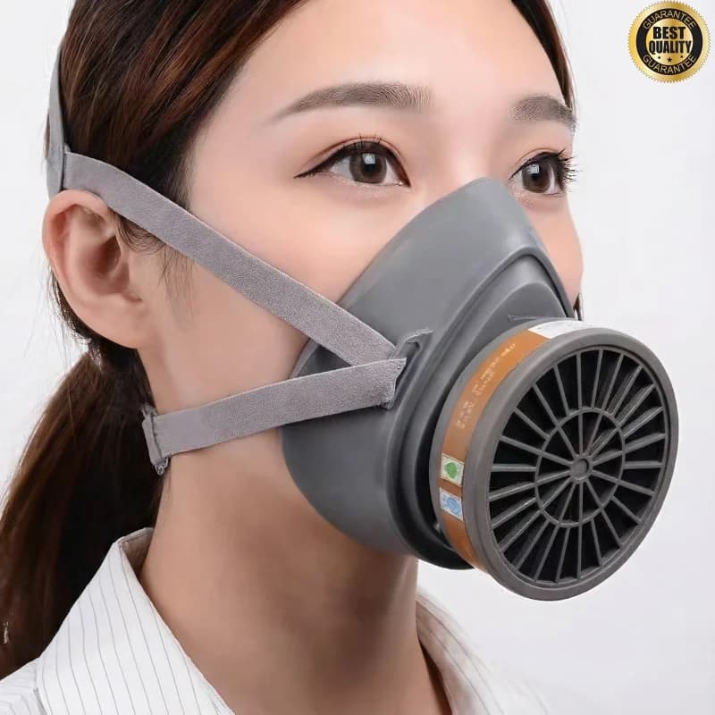 200 Maschere autofiltranti anti-tossiche, per verniciatura a spruzzo, pesticidi, maschere anti-tossiche industriali, maschere protettive per il viso