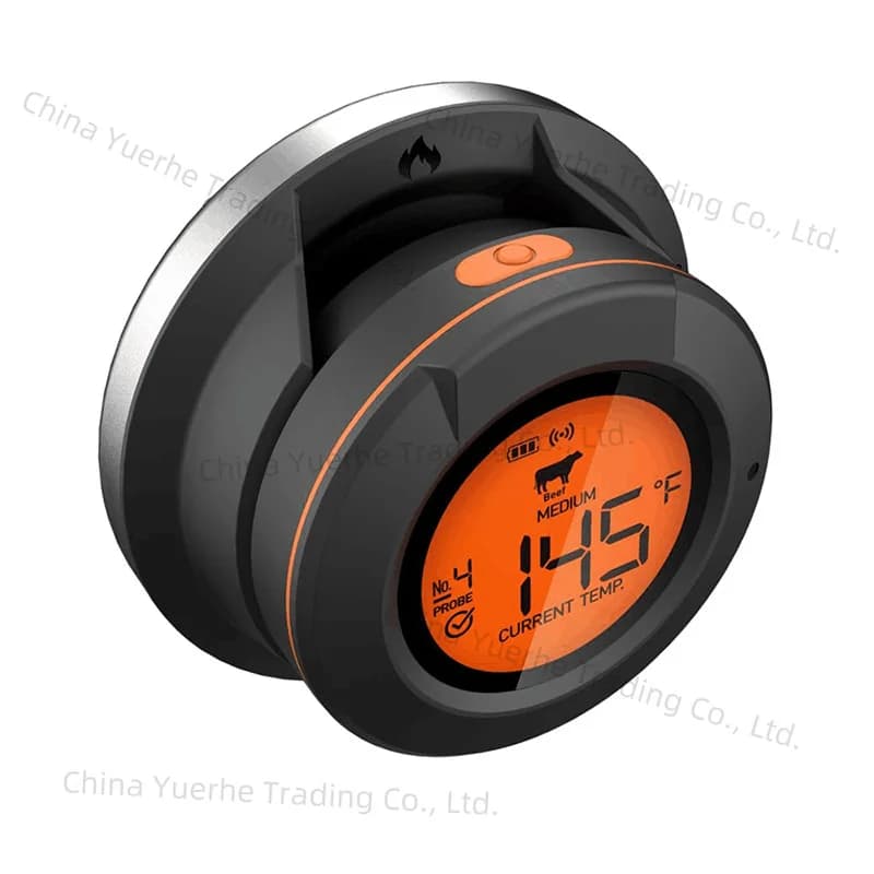Termometro per barbecue wireless Bluetooth Doppia sonda Termometro elettronico digitale per barbecue da forno per barbecue APP mobile
