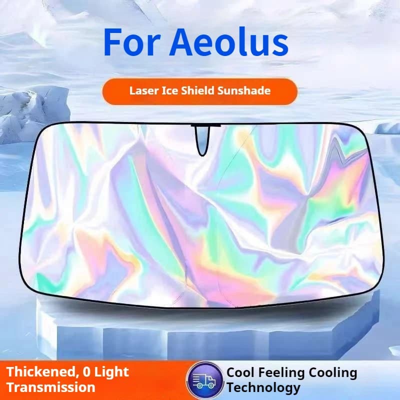 Parasole per Parabrezza Anteriore per Auto Aeolus L7 Yixuan Haohan Haoji AX7, Protezione Anti-UV e Isolamento Termico, Accessori Interni