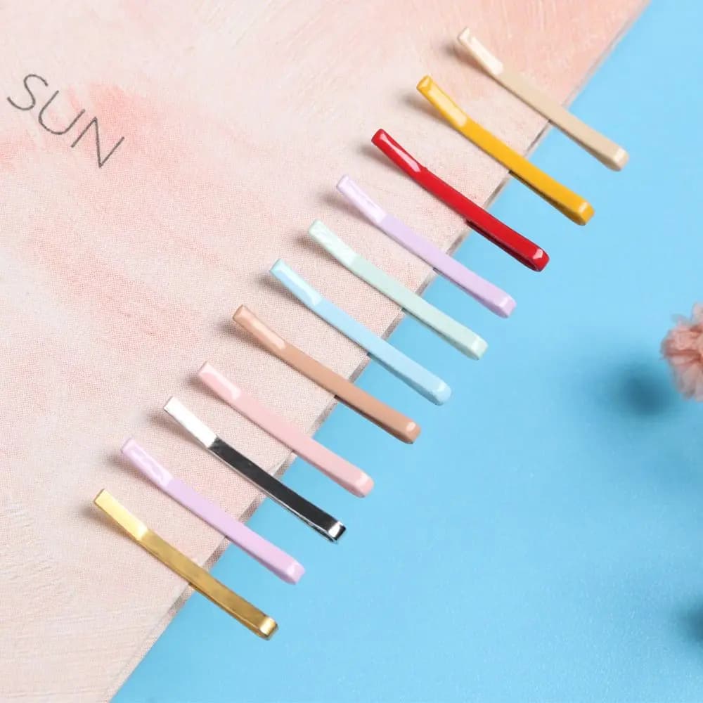 Set di 10 Mini Fermagli in Metallo per Bambole, Accessori Fai-da-Te per Capelli, Regalo di Compleanno per Bambine, Fermagli Principessa