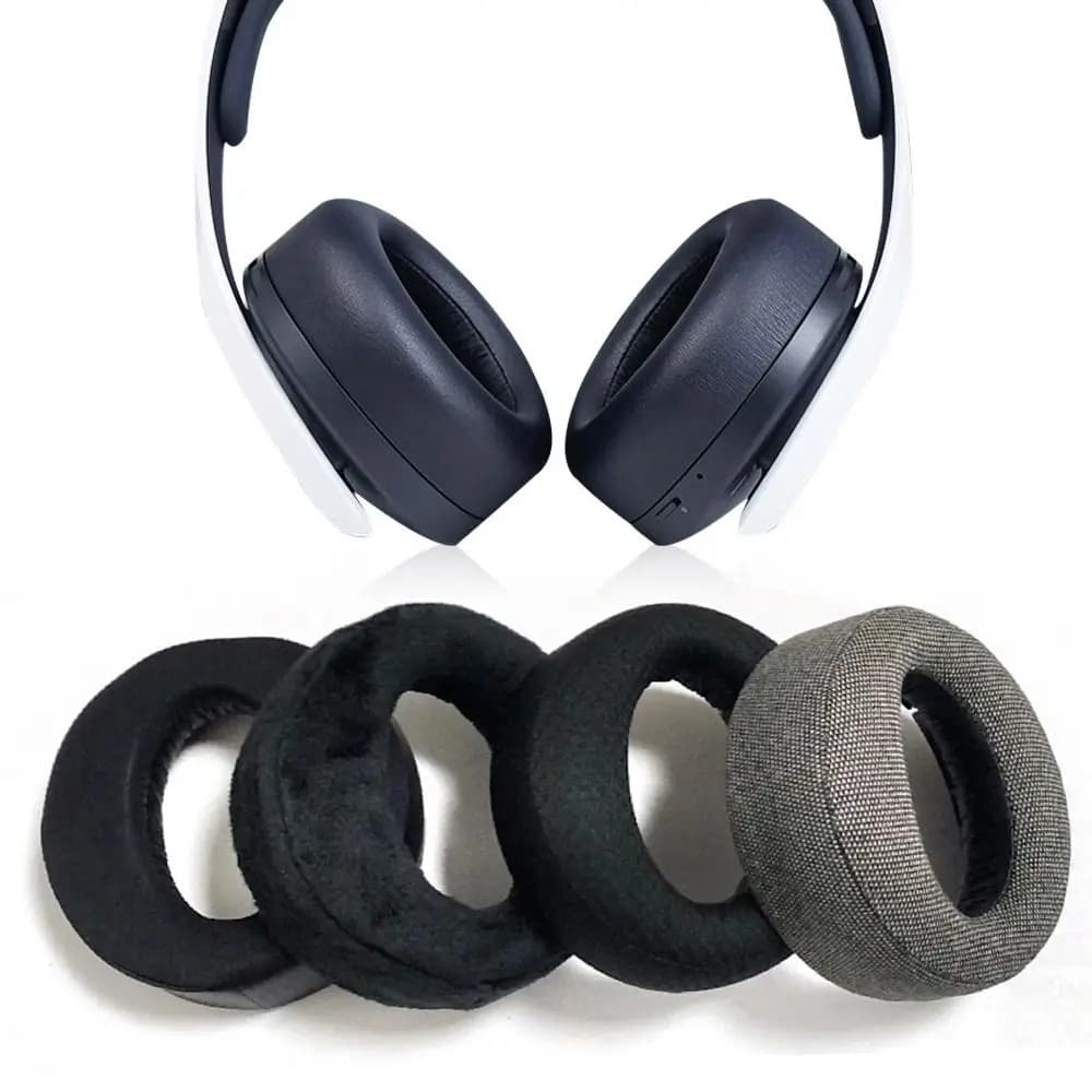 Accessori Paraorecchie Cuscinetti auricolari Cuscino in schiuma Spugna Cuscinetti auricolari di ricambio per Sony Playstation PS5 Pulse 3D Auricolare wireless