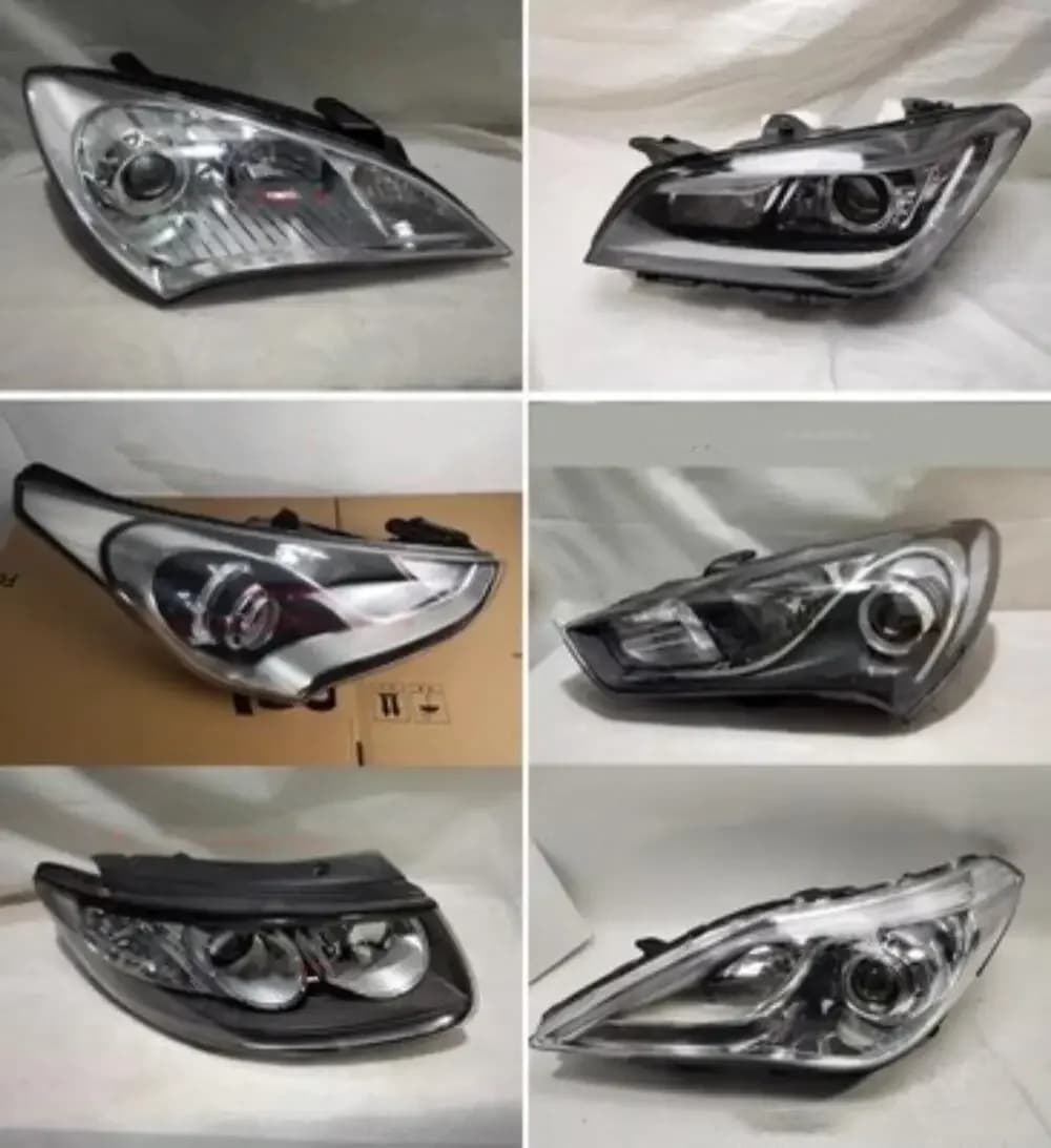 Lampada frontale per auto a led Gruppo faro per Hyundai Azera Equus ROHENS-Coupe DRL Luce di marcia diurna Indicatore di direzione 2 pezzi