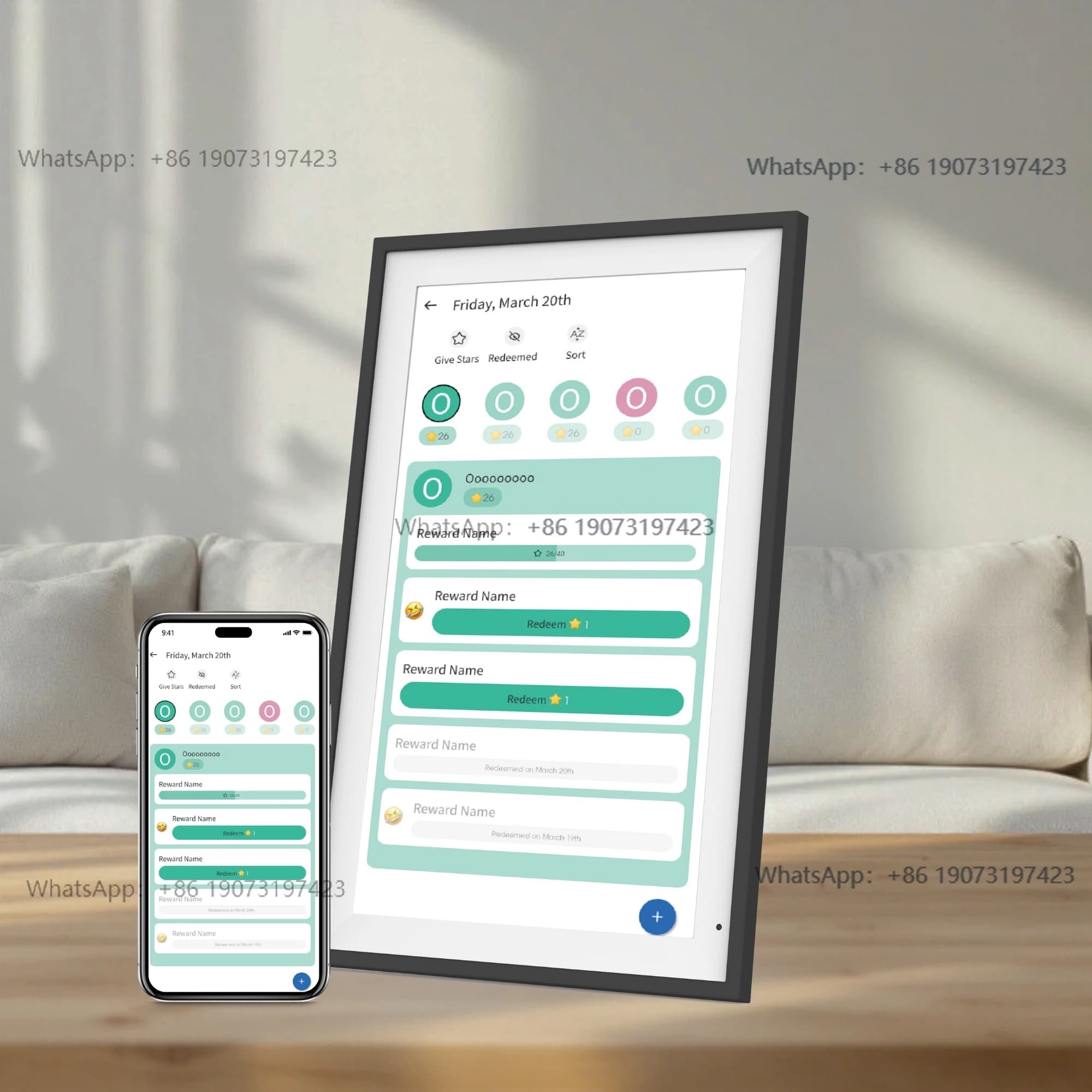 Nuovo Tablet Android 14 da 15,6 Pollici Allwinner A523 4 + 64G ** Serie Gestione Calendario Digitale da Scrivania