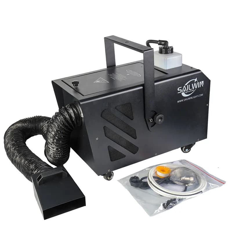 DMX512 Macchina per nebulizzazione bassa a bolle di fumo 1500w con telecomando Macchina per nebulizzazione a terra bassa per macchina per matrimoni per feste in scena