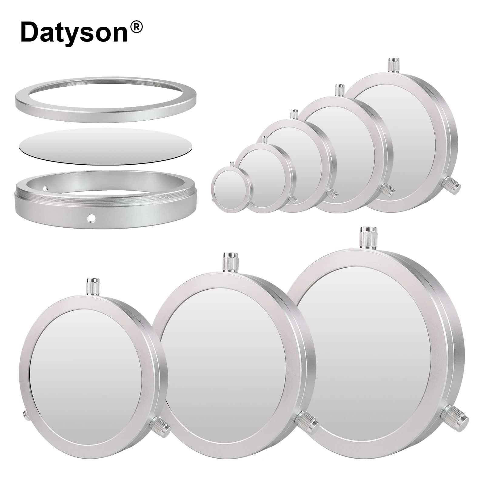 Datyson Solar Observing Filter Sheet all-metal Cap for 44-210mm telescope objectives/camera lenses