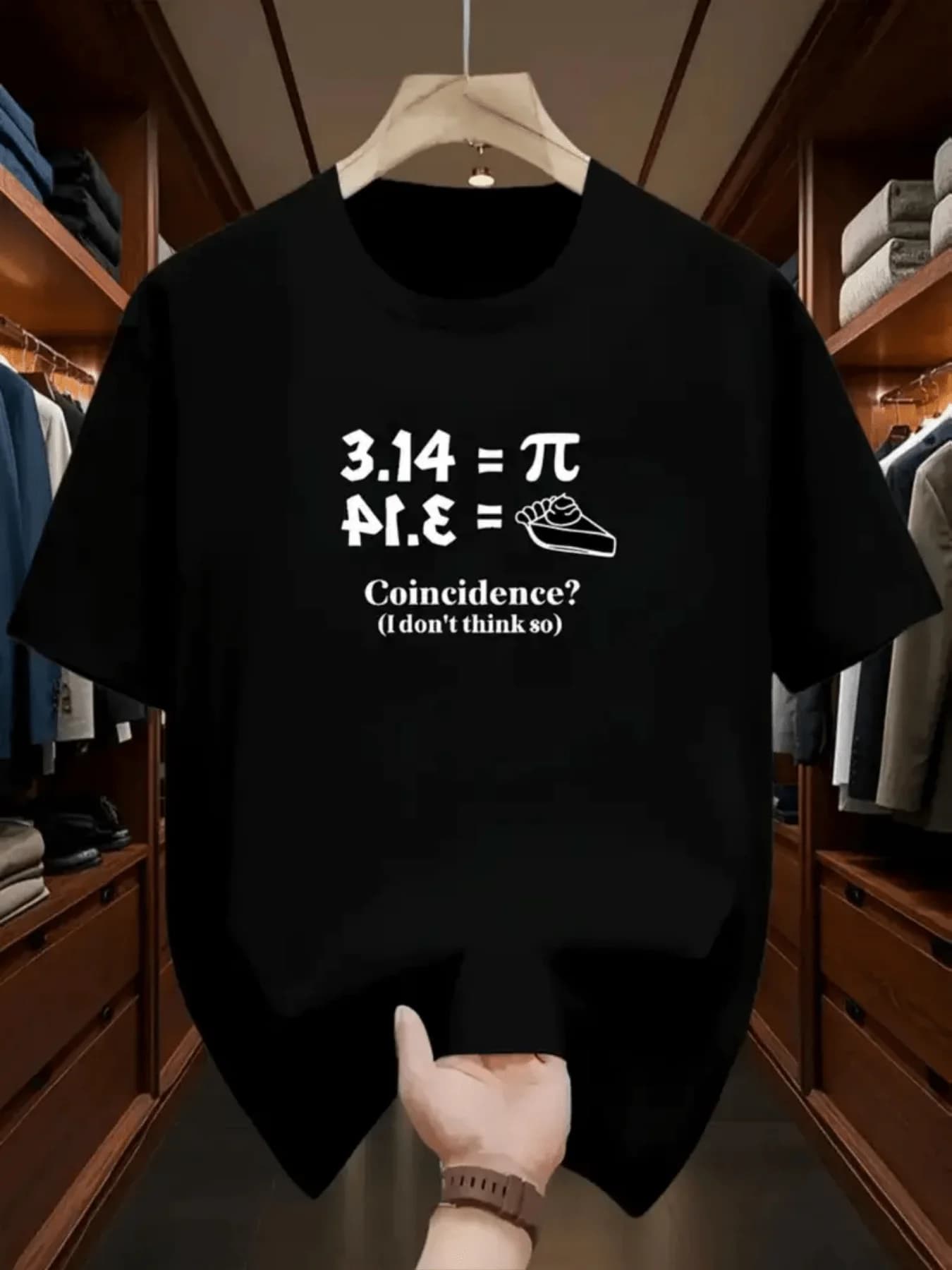 T-shirt grafica matematica divertente da uomo Simbolo Pi nero e scarpe da ginnastica Design T-shirt estiva leggera per abiti casual per tutti i giorni