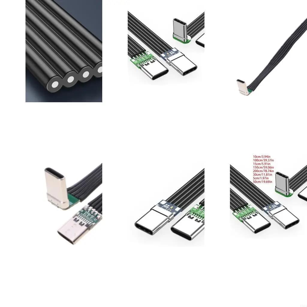 Cavo dati USB tipo C flessibile 193A per telefoni e tablet Potenza 20 W Trasmissione 480 Mbps
