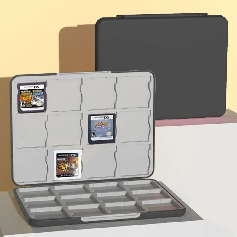 Scatola immagazzinaggio con guscio in Silicone antiurto per memoria della scheda gioco della Console 3DS H8WD