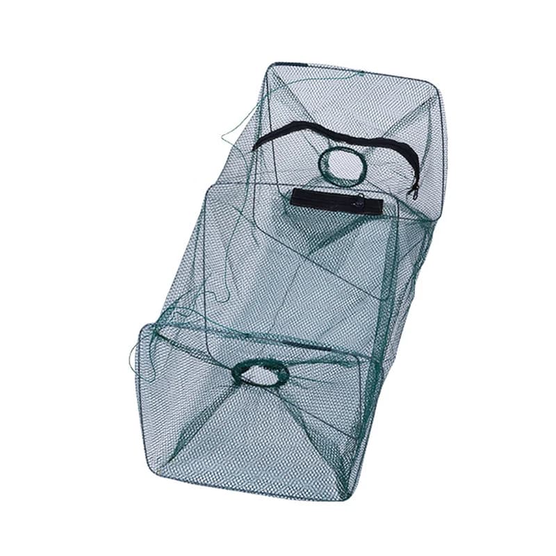 * New Sale Fish Trap Net Fishing Gear Crab Prawn Shrimp Crayfish Lobster Crawdad Foldable