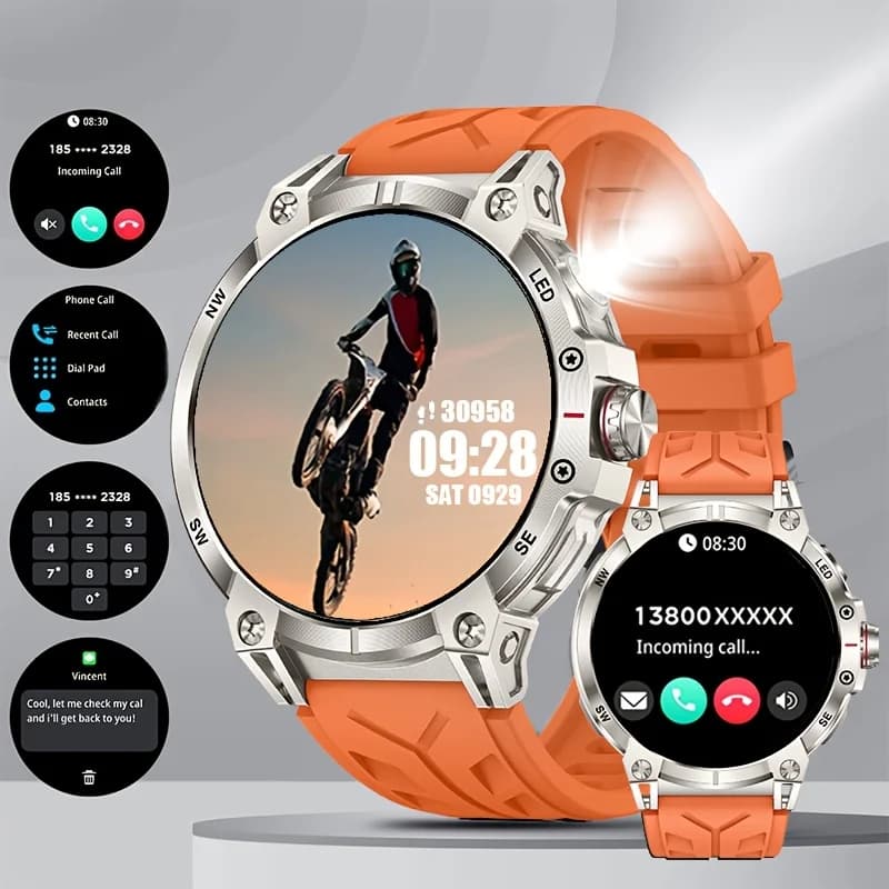 2025 New smart men's watch with Bluetooth call function, custom dial, AI voice assistant support for new man's smart watch