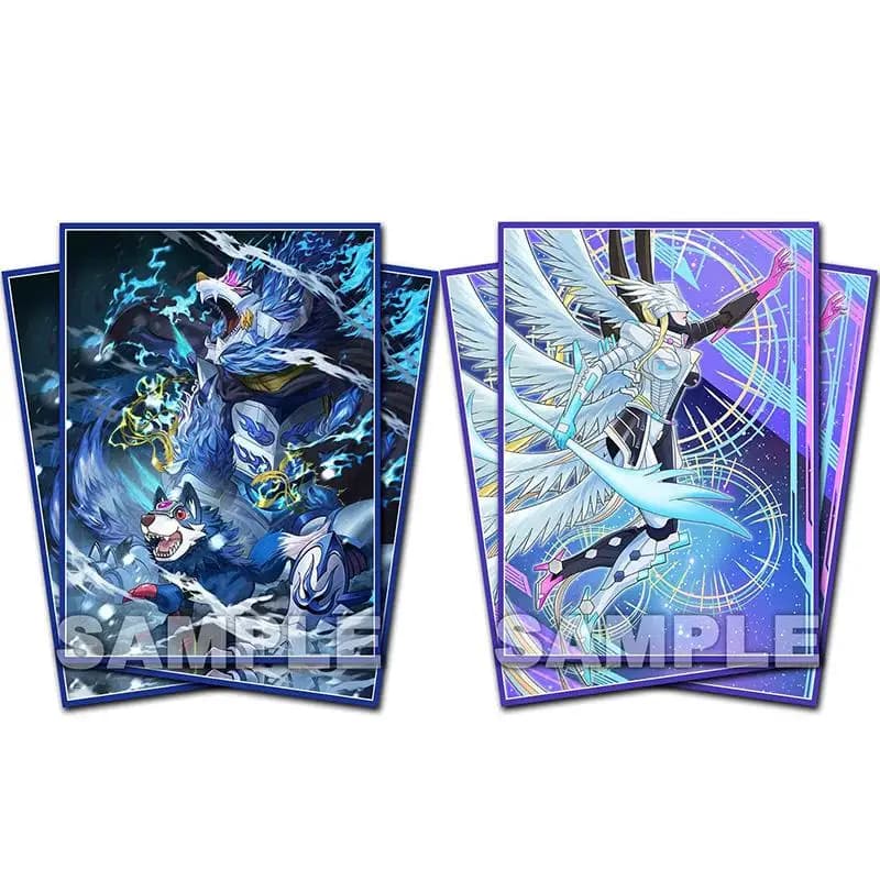 60pcs/set Digimon Adventure LOOGAMON Mastemon Card Sleeve DTCG PTCG Anime Game Collection Card Protective Cover Gift Toy 67*92mm
