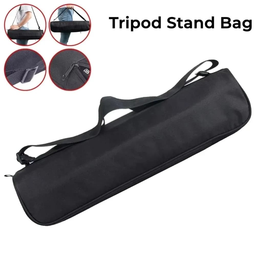 New (40-84cm) Tripod Carrying Case Portable with Strap Hand Bag Black Oxford Cloth Carrying Toting Bag Microphone Stands Storage
