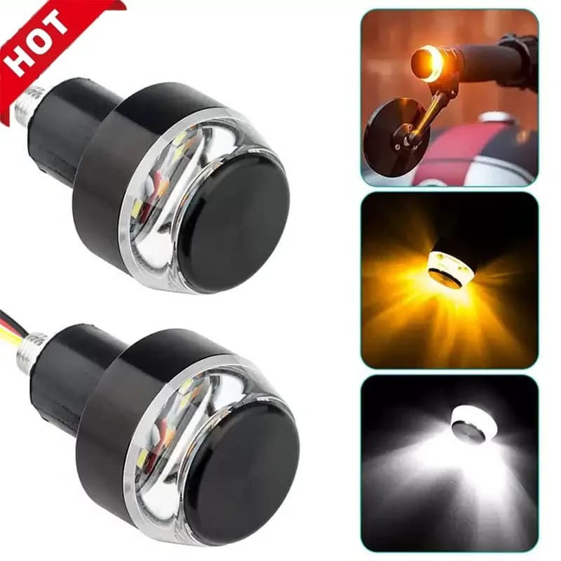LED light for motorcycle 12V modified light direction indicator for handlebar signal light for mountain bike handlebar