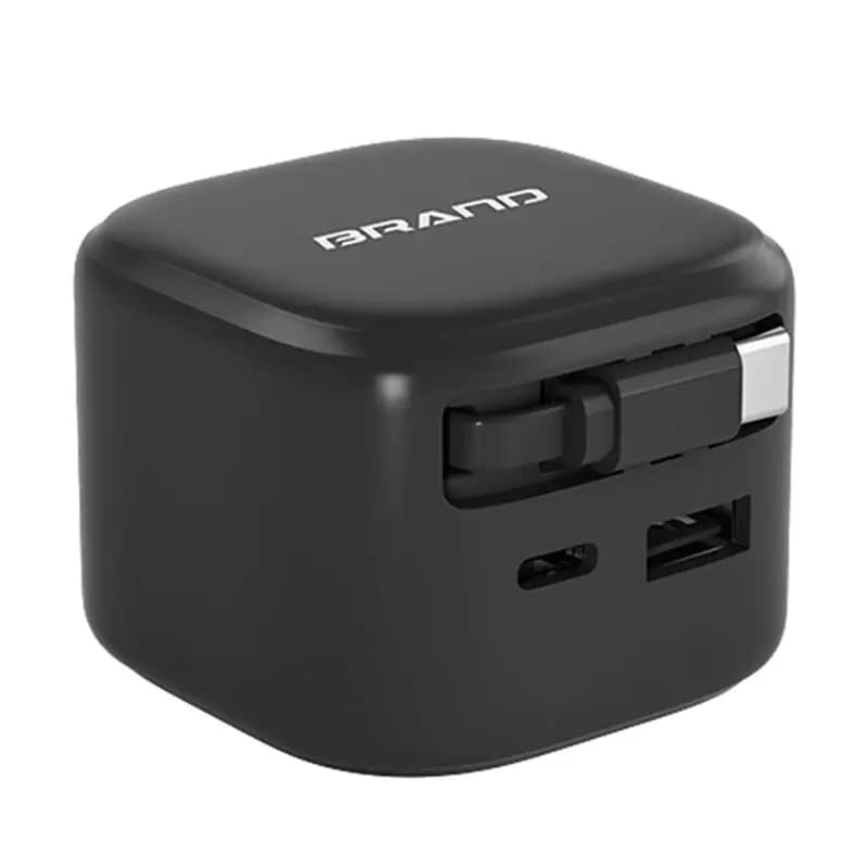 AEE4-USB TYPEC Retractable Line Charger 35W Fast Charge PD Lithium Battery Charger Travel Adapter Suitable For Phone