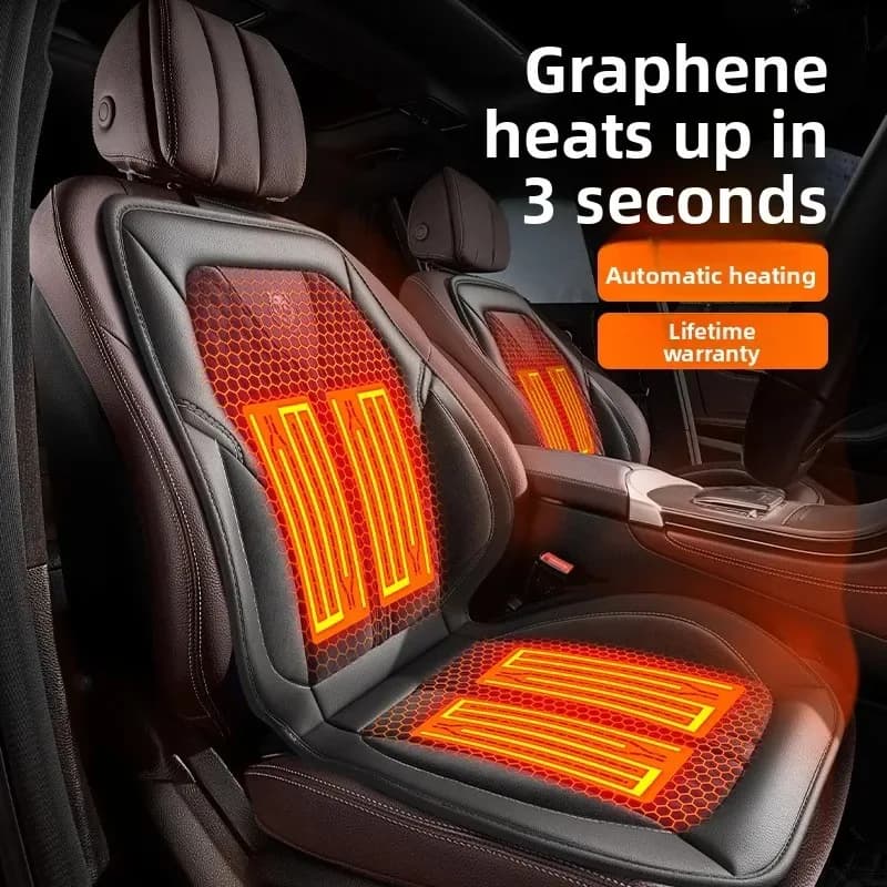 12V grafen heated car seat cover Winter Hot Universal Seat Bearing Car Accessories Indoor Car Seat Heating Bearing
