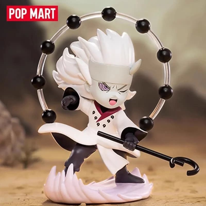 POP MART Naruto Sasuke Ninja Serie della Guerra Mondiale Scatola Cieca Giocattoli Kawaii Surprise Guess Bag Doll Anime Figura Modello di Casa Ragazze Regalo