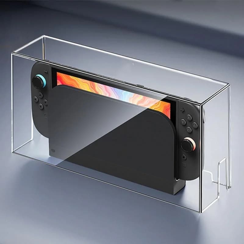 Copertura antipolvere in acrilico trasparente per Nintendo Switch 2 e custodia protettiva antipolvere per console Oled per accessori Switch 2