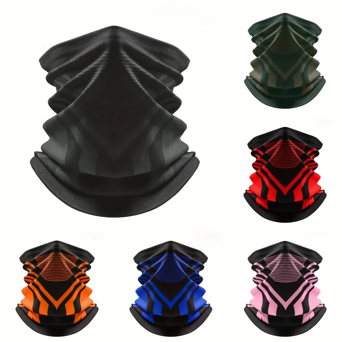 Sciarpa da ciclismo invernale all'aperto in 8 colori, maschera calda e spessa, ghetta per coprire la testa per escursionismo sportivo