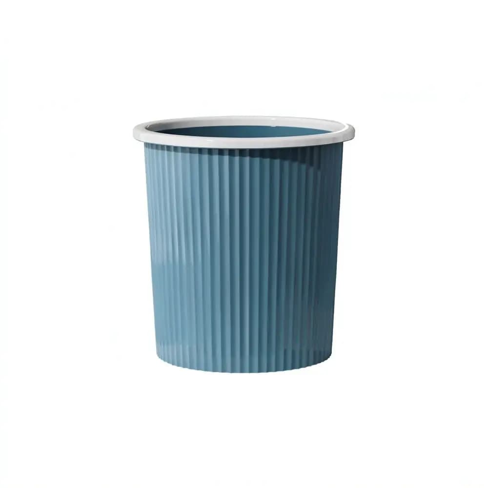 Simple Design Large Capacity Trash Can Durable Plastic Waste Bin For Home Office Kitchen Bathroom Waste Storage