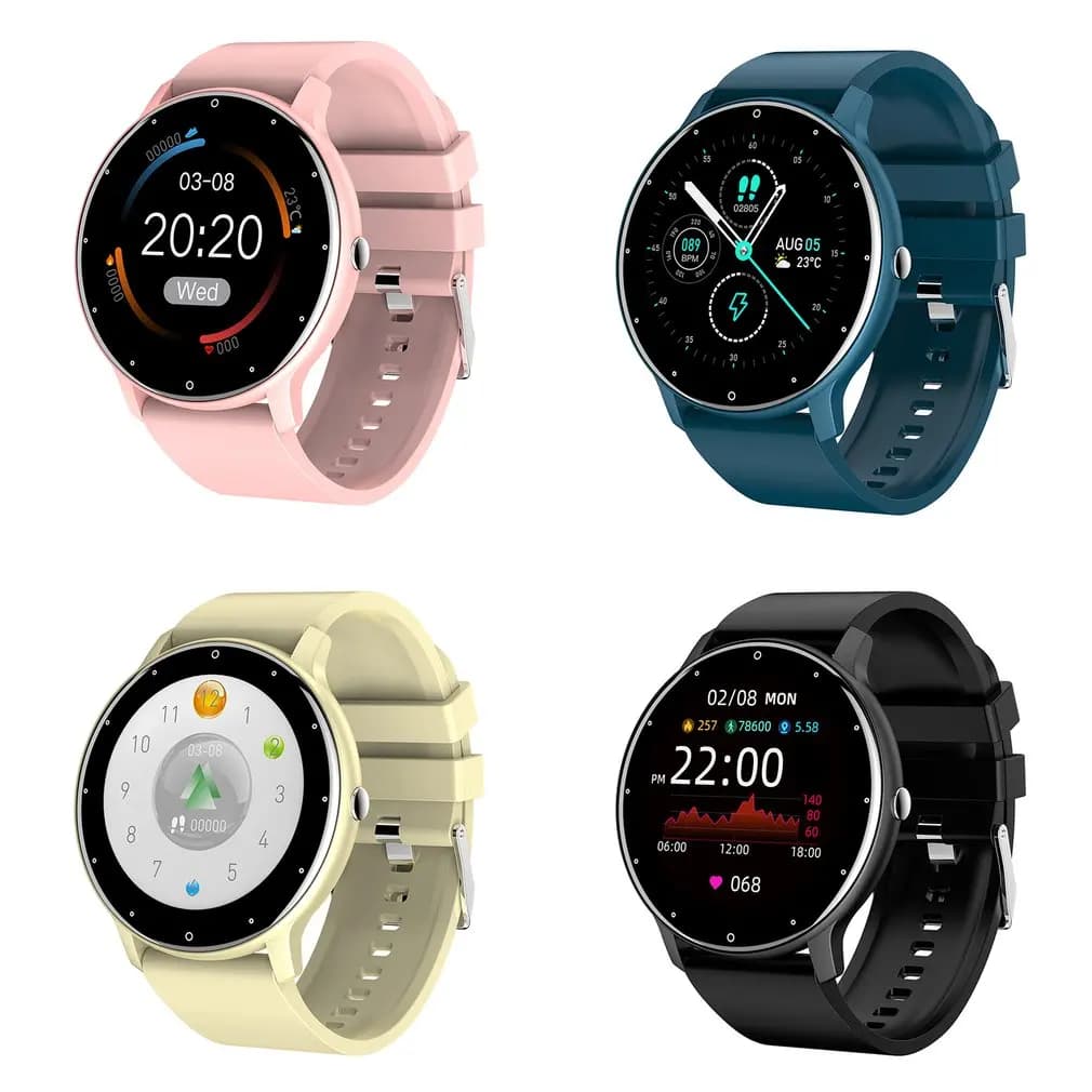ZL02 Smart Watch Sport Fitness Smartwatch per donna Uomo Lady Sleep Cardiofrequenzimetro IP67 Orologi impermeabili per Android