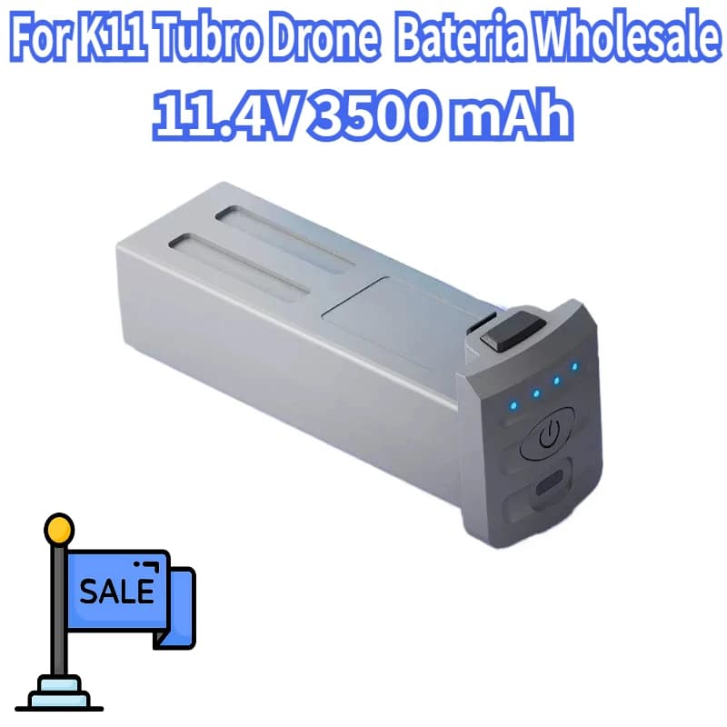 Batteria per drone K11 Tubro Batteria da 11,4 V 3500 mAh per K11 Tubro Drone Bateria all'ingrosso