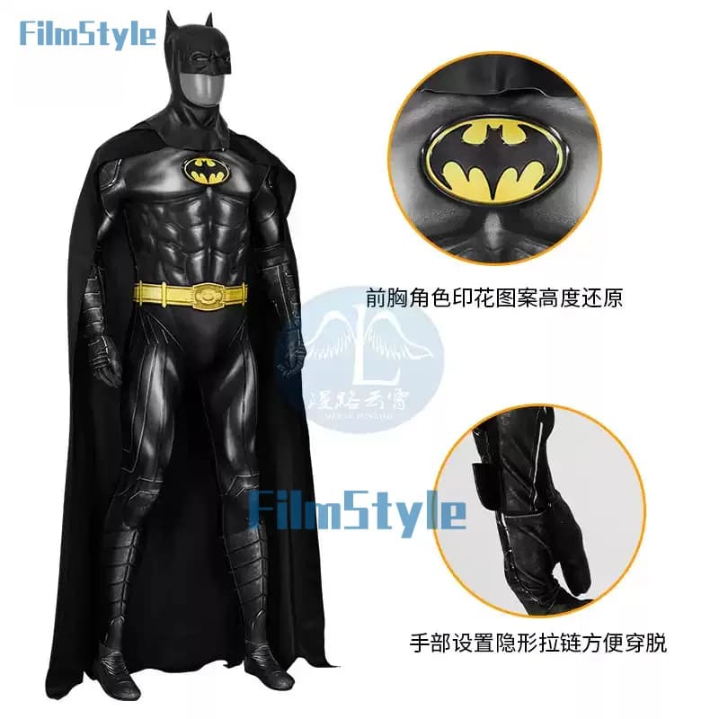 Costume da Cosplay del Cavaliere Oscuro, Uniforme per Halloween, Carnevale, Feste, Natale, Abbigliamento per Giochi di Ruolo
