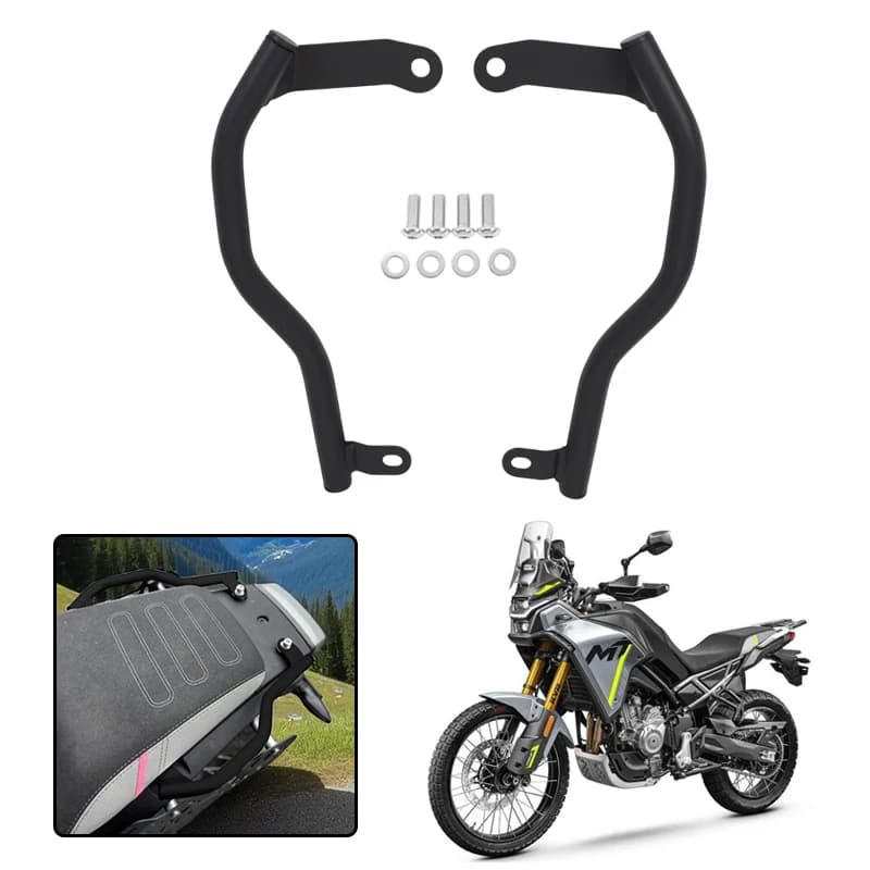 Per CFMOTO 450MT 450 MT 2024 2025 Accessori Moto Portapacchi Bracciolo Posteriore Passeggero Sedile Posteriore Grab Bar Maniglie Kit Sedile