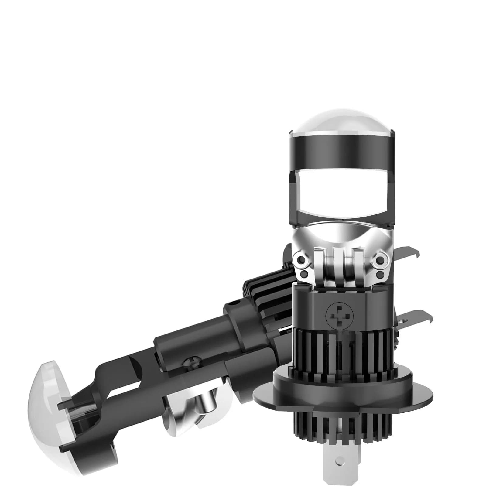 Kit lampadine per fari a LED H7 con mini lente per proiettore - 150W 15000LM 6500K Bianco, fascio alto/basso super luminoso, aggiornamento dell'illuminazione per auto