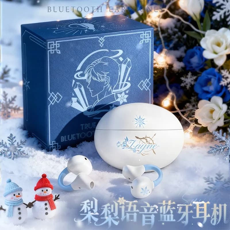 Bluetooth Wireless Clips for Zayne Earrings, Inspired by the Game Anime Love and Deepspace, for Cosplay