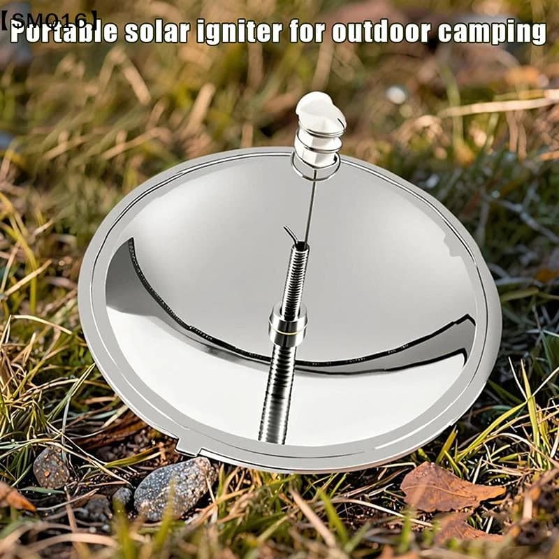 Solar Lighter Outdoor Fire Ignition Waterproof Windproof Emergency Travel Kits Portable Camping Hiking Survival Tool Gear【SMQ】