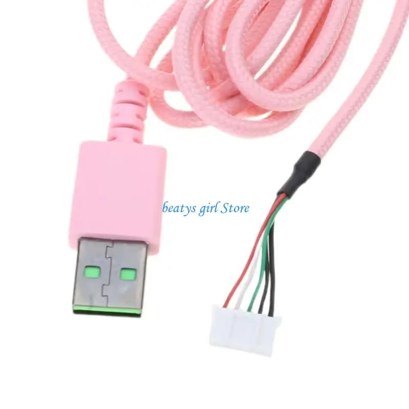 C7AB Headset Cable for Ultimates USB Gaming Headset Wire Long lasting for Kraken7.1 RGB/KrakenV3 Cord