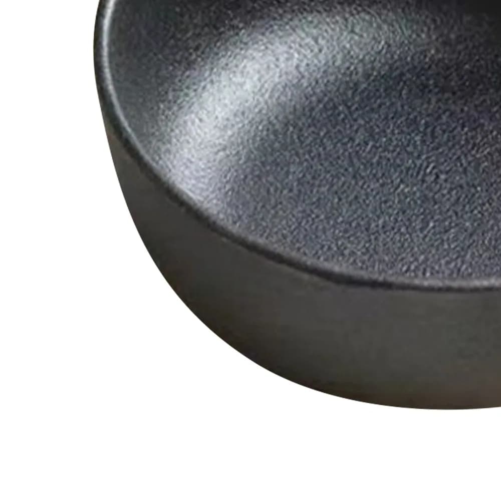 Cast iron Cast Iron Pot Black Wooden Color Wood Handle Butter Warmer Pot Multifunctional Pour Spout Mini Frying Pan